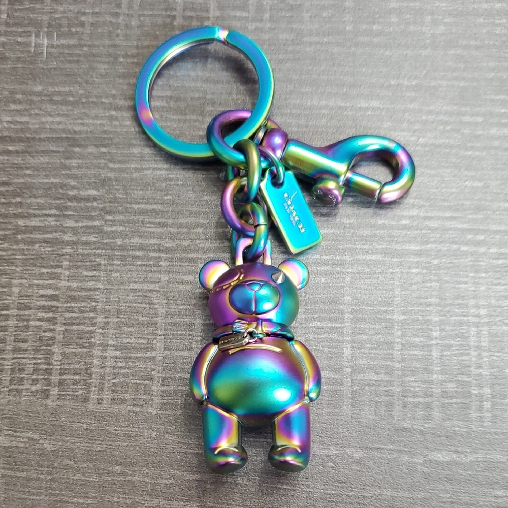 Coach 3D Bear Keychain F87166